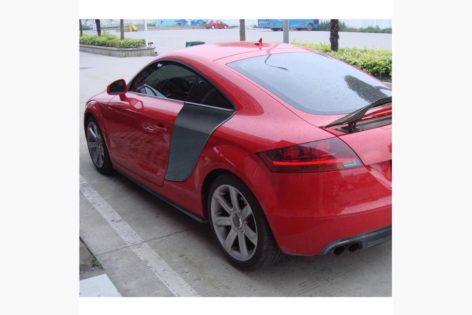 Audi TT 2006-2014 рр. Бокові пороги V1 (Карбон) Фото 3