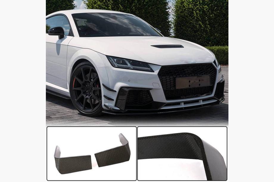 Audi TT 2014-2023 рр. Накладки на протитуманні фари (для RS, 2016-2019, Пластик) Фото 1