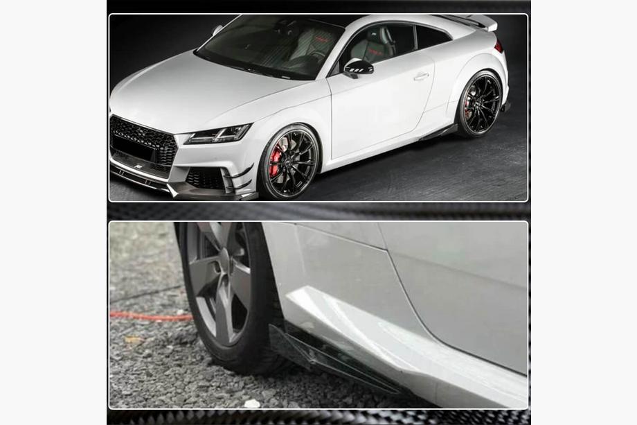 Audi TT 2014-2023 рр. Бокові пороги (2014-2019, Карбон) Фото 5