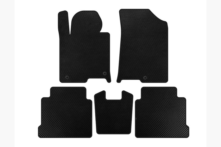 Hyundai Sonata LF 2014-2019 рр. Килимки EVA (SD, Чорний) Image