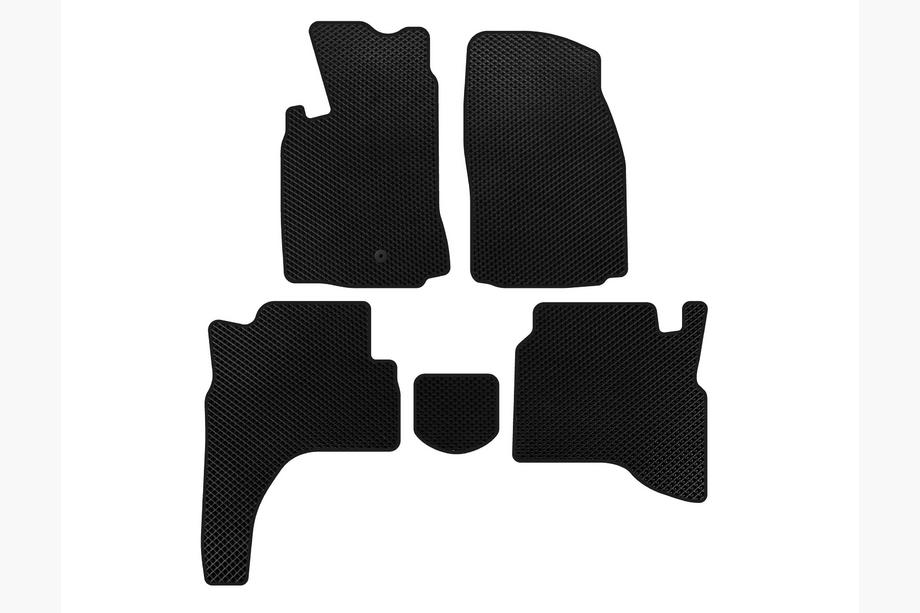 Mitsubishi Pajero Sport 1996-2007 рр. Килимки EVA (Чорний) Image