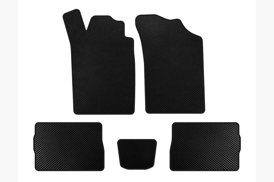 Renault Symbol 1999-2008 рр. Килимки EVA (SD, Чорний) Image