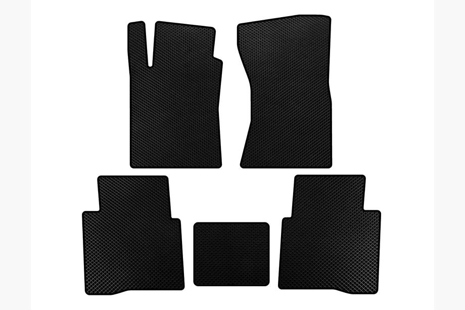 Toyota Fortuner 2006-2015 рр. Килимки EVA (Чорний) Image