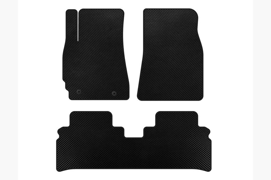 Toyota Highlander 2000-2008 рр. Килимки EVA (чорні) Image