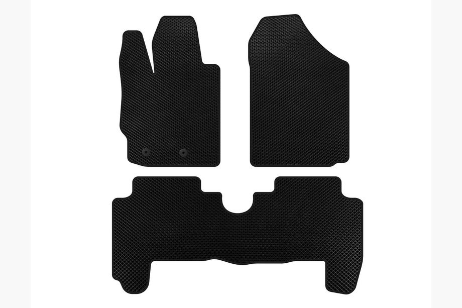 Toyota Yaris 2006-2011 рр. Килимки EVA (HB, 5-ти дверний, Чорний) Фото 1