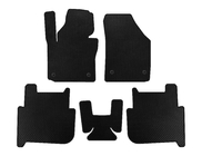 Volkswagen Touran 2003-2010 рр. Килимки EVA (2 ряди, 2006-2010, 7-ми місний, Чорний) фото 1