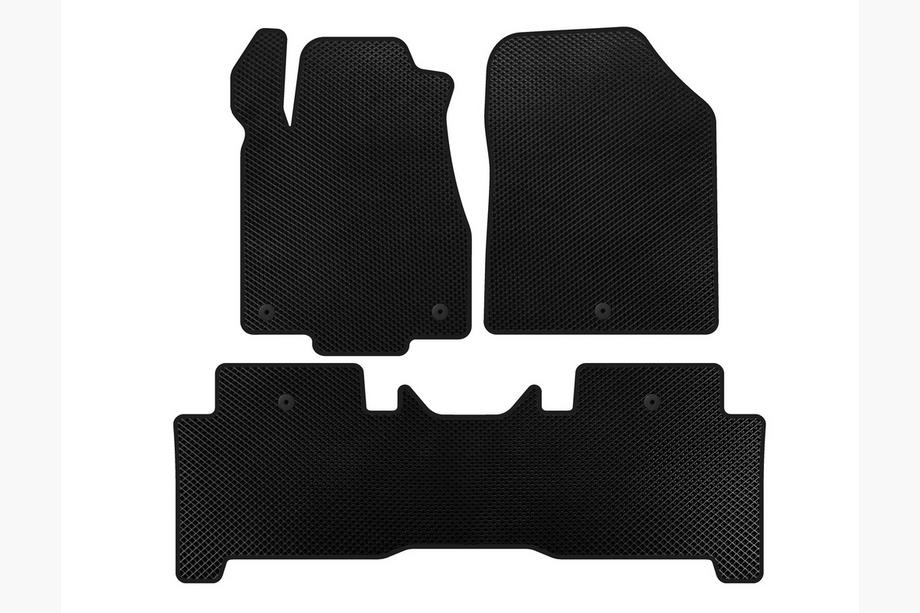 Acura MDX 2007-2013 рр. Килимки EVA (2 ряди, Чорний) Image