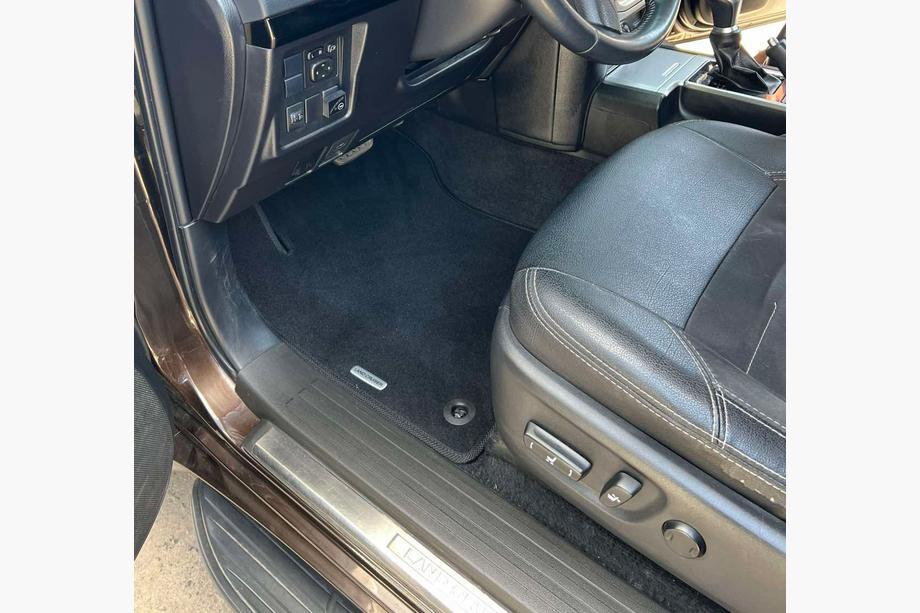 Toyota Land Cruiser Prado 150 2009-2023 рр. Килимки текстильні Premium (чорні) 7 місцевий, 2013-2022 Фото 1