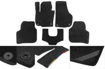 Mercedes S-сlass W221 2005-2013 рр. Килимки текстильні Premium (Short, чорні) фото 1