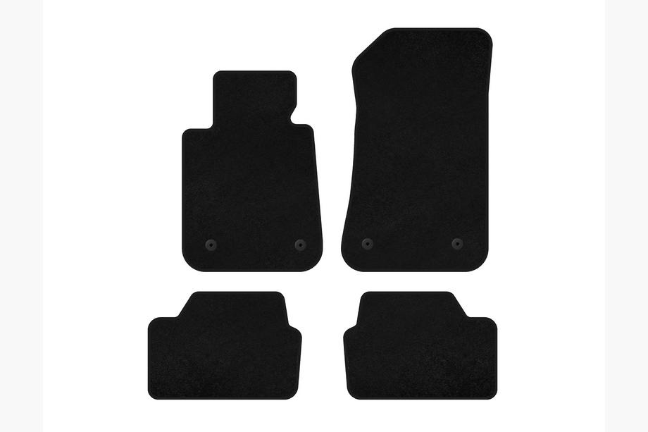 BMW 1 серія E81/E82/E87/E88 2004-2011 рр. Килимки текстильні Premium (Чорний) Image