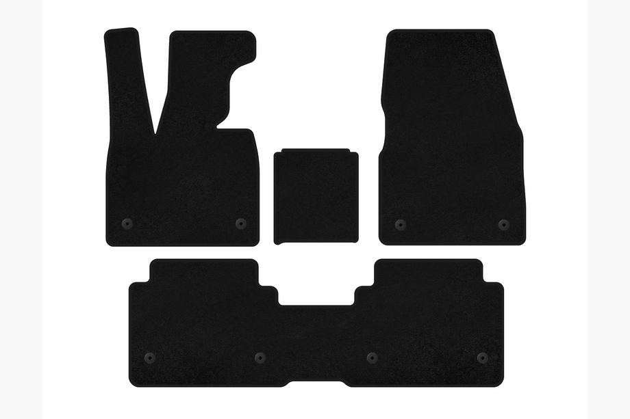 BMW I3 2013-2022 рр. Килимки текстильні Premium (Чорний) Фото 1