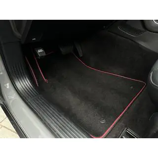 Килимки текстильні Premium (Купе, Чорний) Dodge Challenger 2008-2023 рр. фото 1