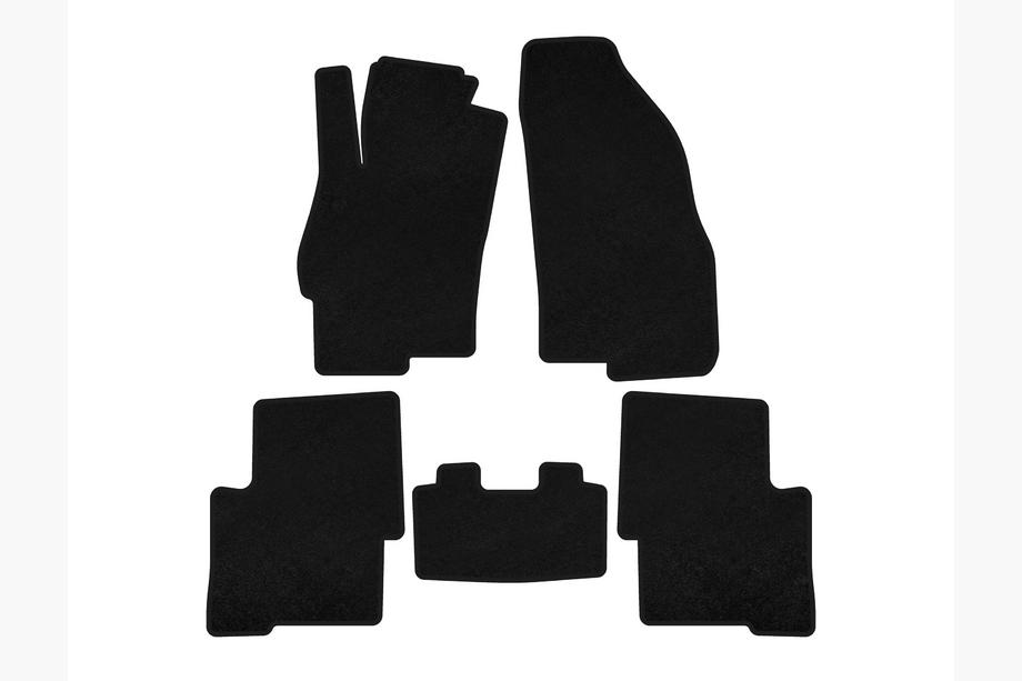 Fiat Linea 2006-2018 рр. Килимки текстильні Premium (SD, Чорний) Image