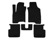 Fiat Panda 2011-2023 рр. Килимки текстильні Premium (Чорний) фото 1