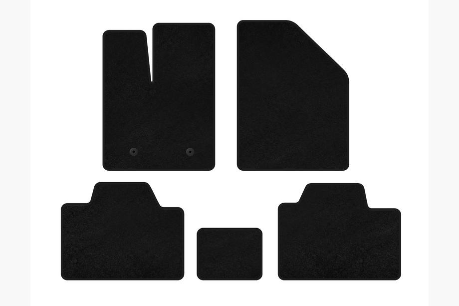 Ford Edge 2006-2014 рр. Килимки текстильні Premium (Чорний) Фото 2