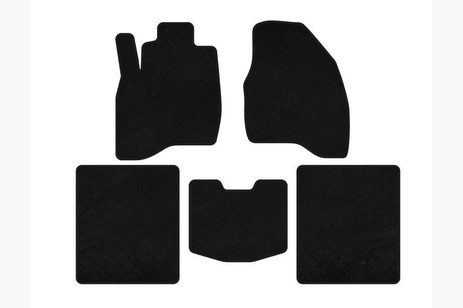 Ford Explorer 2011-2019 рр. Килимки текстильні Premium (2015-2019, 5-ти місний, Чорний) Фото 1