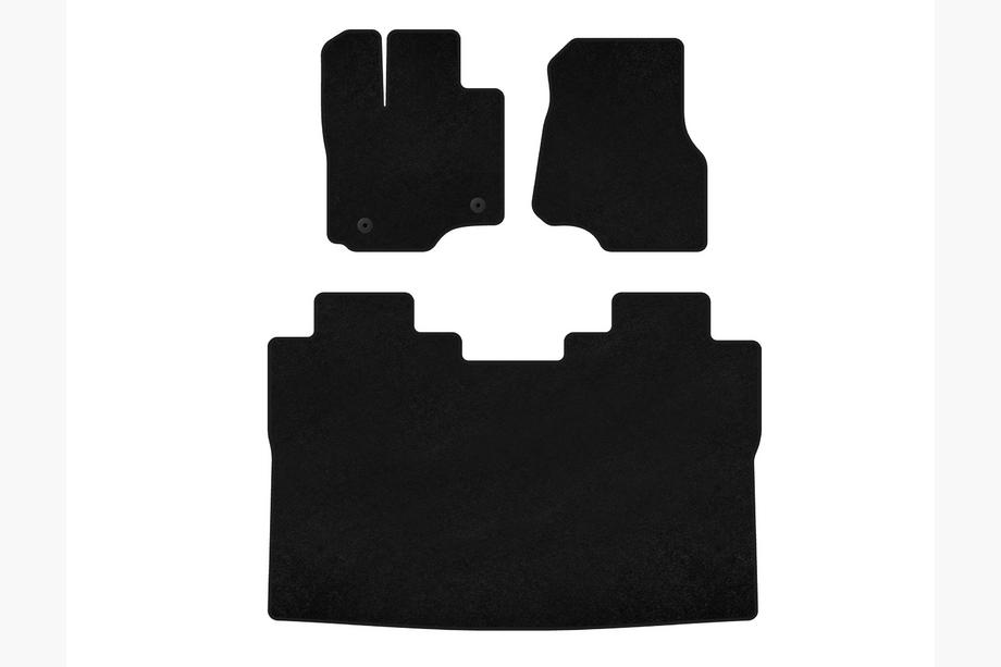 Ford F-150 2014-2021 рр. Килимки текстильні Premium (Raptor, Чорний) Image