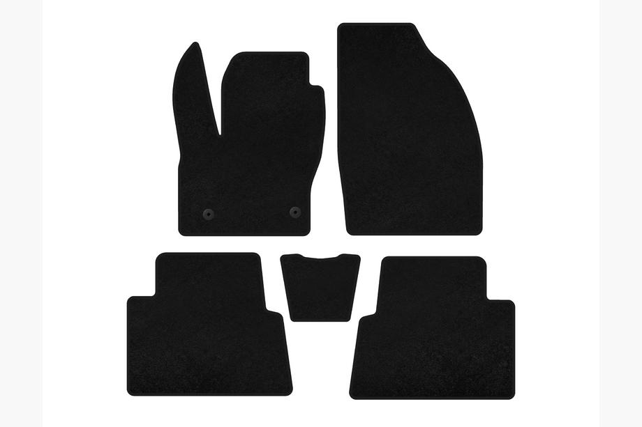 Ford Kuga 2008-2013 рр. Килимки текстильні Premium (Чорний) Image