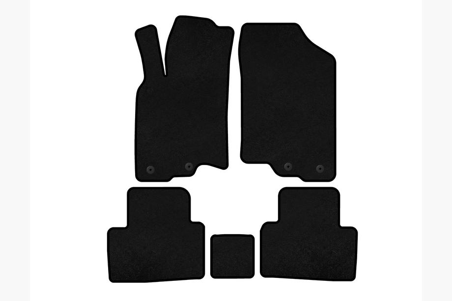 Килимки текстильні Premium (HB, Гібрид, Чорний) Image