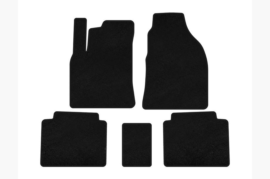 Hyundai Matrix 2001-2010 рр. Килимки текстильні Premium (Чорний) Image