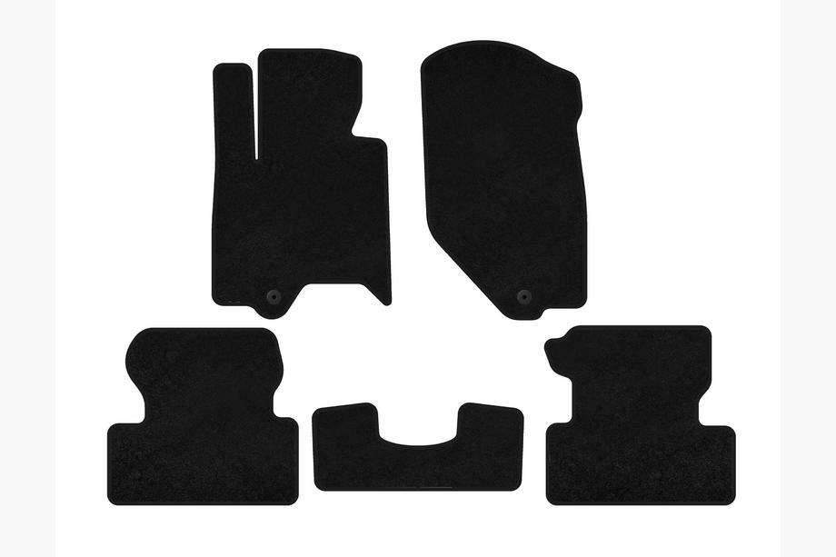 Infiniti QX50 2007-2013 рр. Килимки текстильні Premium (Чорний) Image