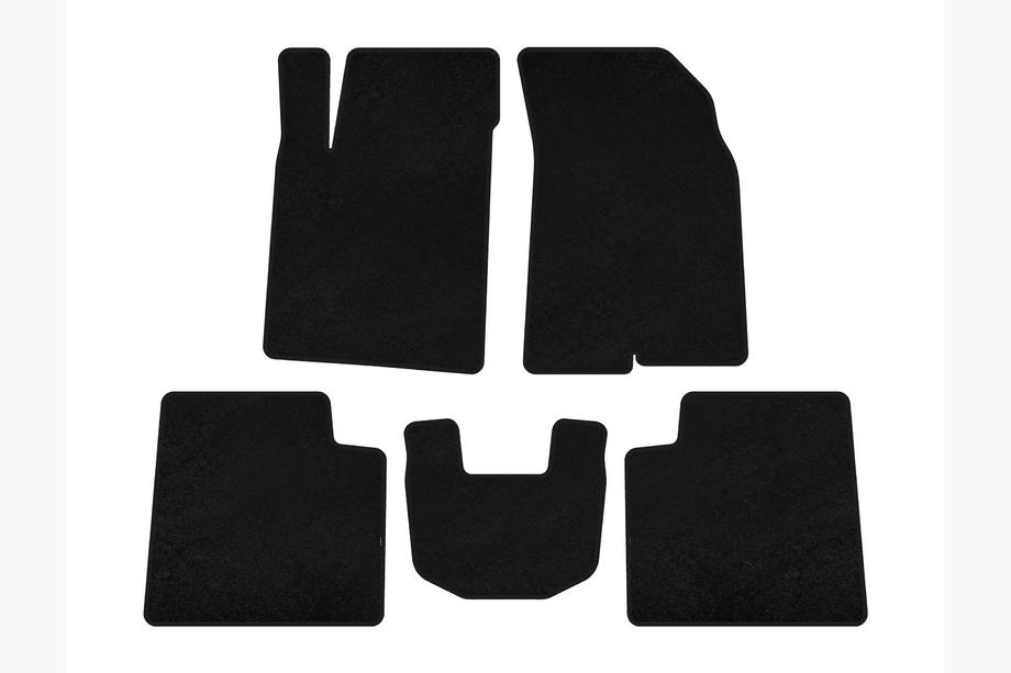 Kia Opirus 2003-2010 рр. Килимки текстильні Premium (чорні) Image