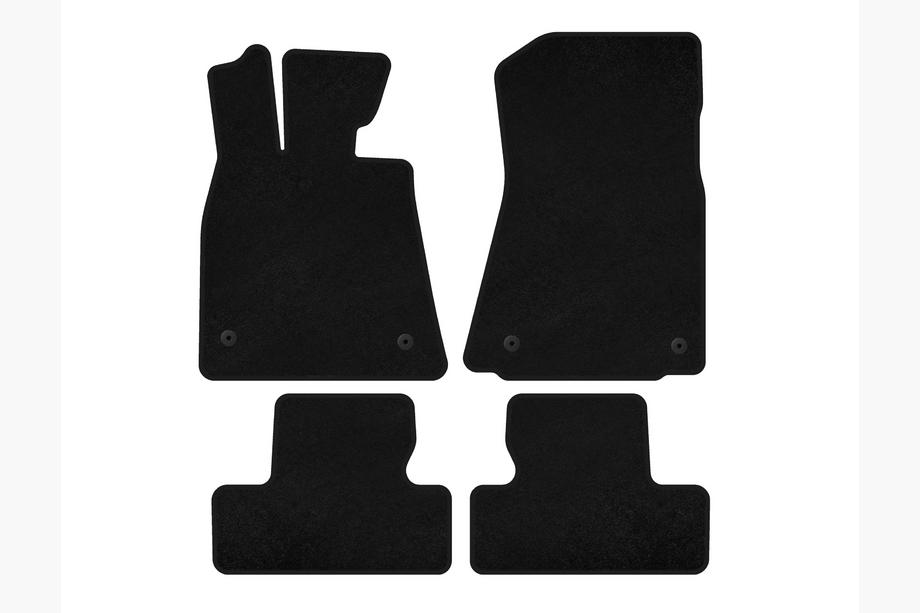 Lexus RC 200t 2014- рр. Килимки текстильні Premium (Купе, Чорний) Image