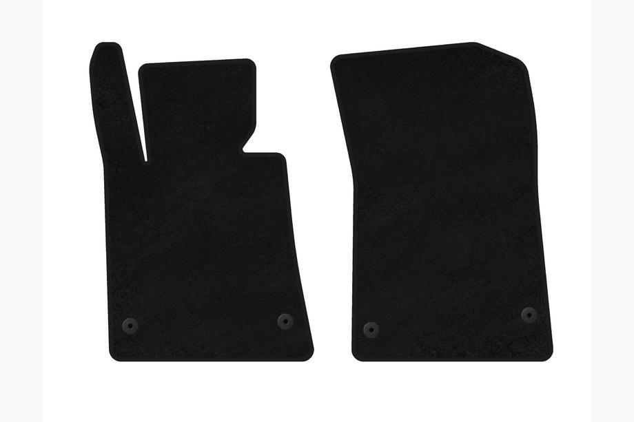 Mercedes SLK R172 2011-2016 рр. Килимки текстильні Premium (Родстер, Чорний) Image