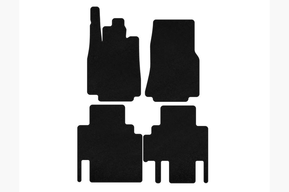 Mercedes Vaneo W414 2001-2005 рр. Килимки текстильні Premium (чорні) Фото 1