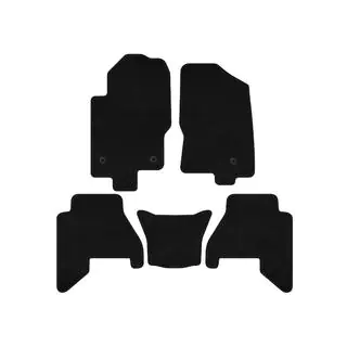 Килимки текстильні Premium V2 (2 ряди, чорні) фото 1