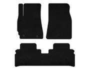 Toyota Highlander 2000-2008 рр. Килимки текстильні Premium (чорні) фото 1