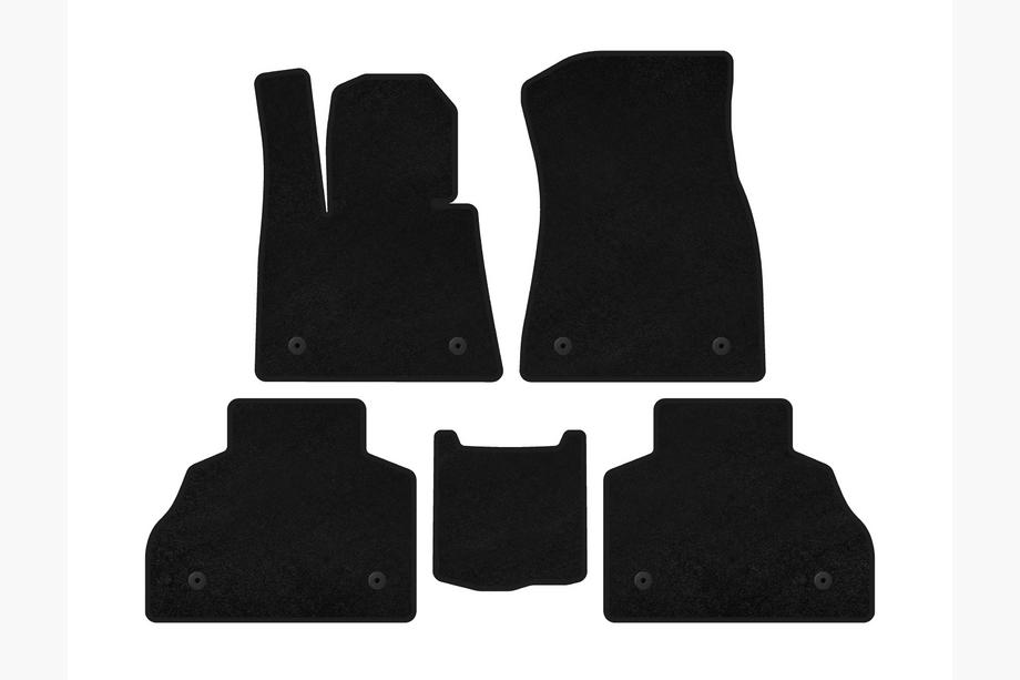 BMW X7 G07 2019- рр. Килимки текстильні Classic (2 ряди, Чорний) Image