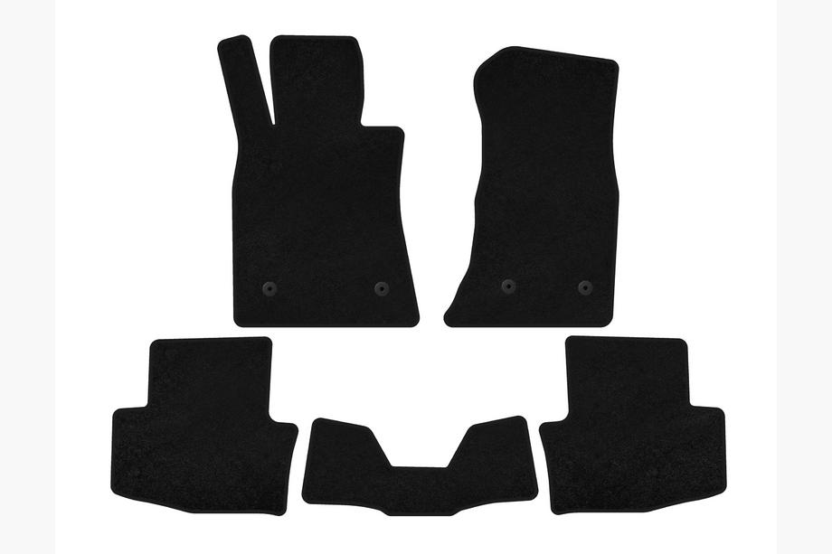 Cadillac ATS 2012-2019 рр. Килимки текстильні Classic (SD, Чорний) Image