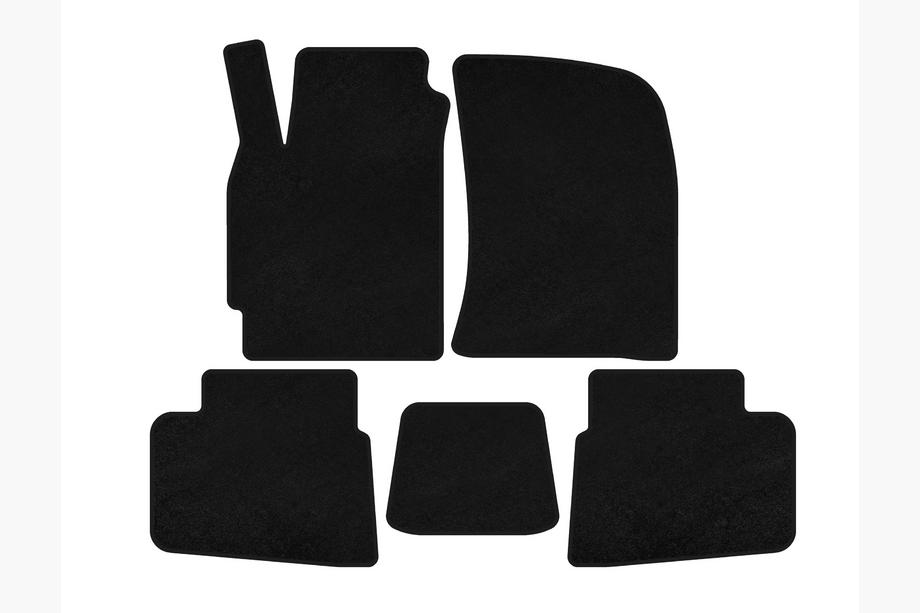 Chevrolet Evanda 2000-2006 рр. Килимки текстильні Classic (Чорний) Image