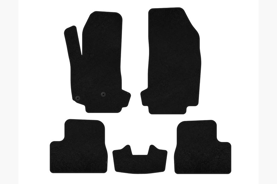 Citroen DS-3 2009-2016 рр. Килимки текстильні Classic V-2 (Чорний) Image