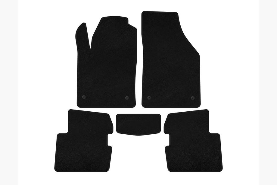 Dodge Dart 2012-2017 рр. Килимки текстильні Classic (SD, Чорний) Image