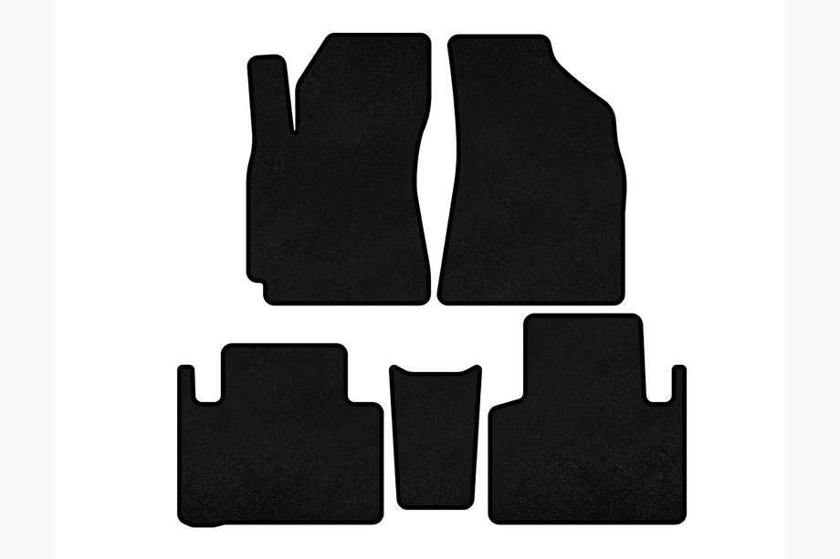 Geely Emgrand X7 2011- рр. Килимки текстильні Classic (Чорний) Image