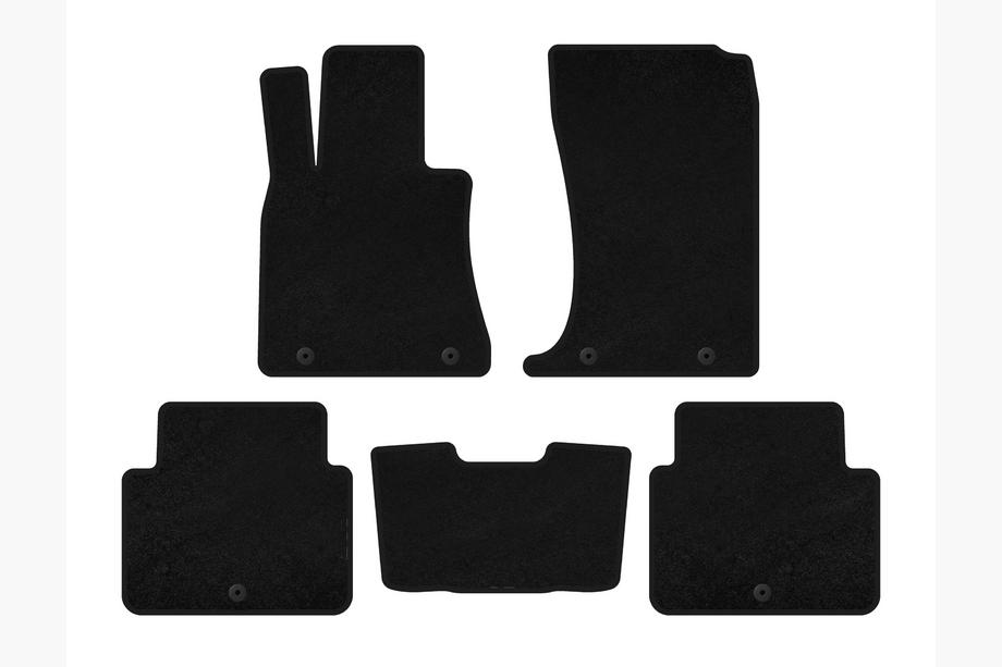 Hyundai Genesis DH 2013-2016 рр. Килимки текстильні Classic (SD, Чорний) Image