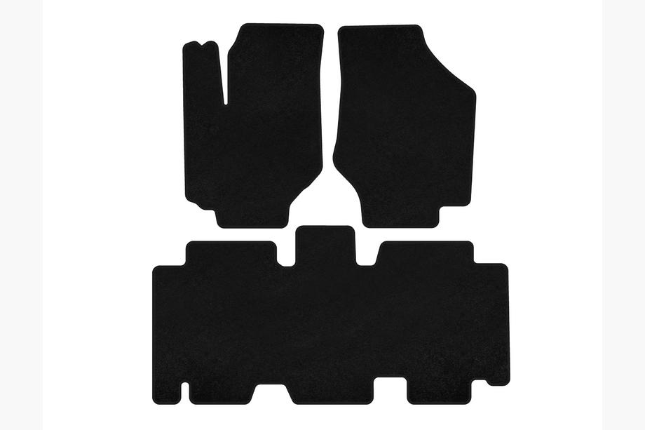 Hyundai Trajet 2000-2007 рр. Килимки текстильні Classic (чорні) Image