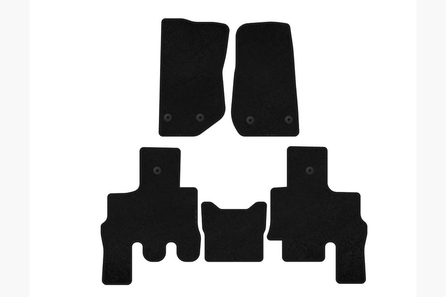 Jeep Wrangler 2007-2017 рр. Килимки текстильні Classic (чорні) Фото 1