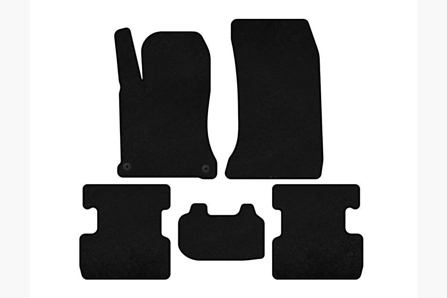 Mercedes GLA X156 2014-2019 рр. Килимки текстильні Classic (Чорний) Image