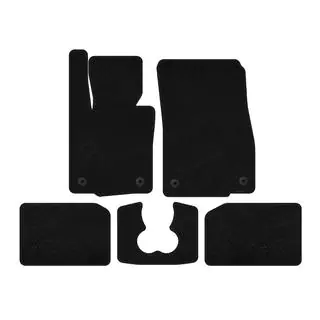 Килимки текстильні Classic (для S F55, 5-ти дверний, Чорний) фото 1