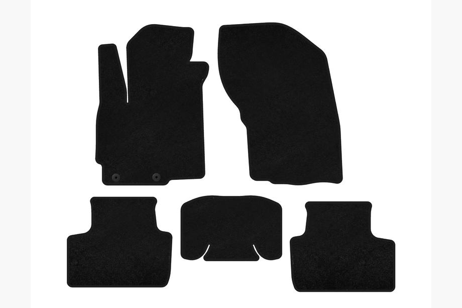 Mitsubishi ASX 2010-2023 рр. Килимки текстильні Classic (2019-2023, чорні) Image