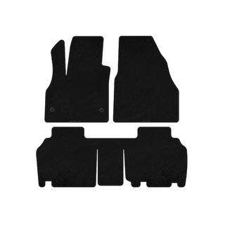 Килимки текстильні Classic (2 ряди, 5-ти дверний/7-місний, Чорний) фото 1