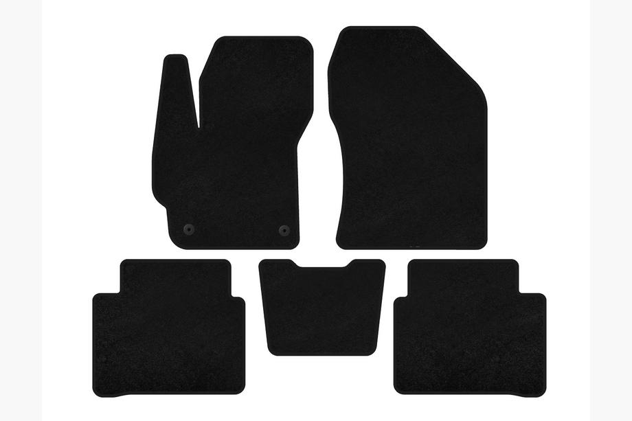 Toyota Corolla 2019- рр. Килимки текстильні Classic (SD, Чорний) Image