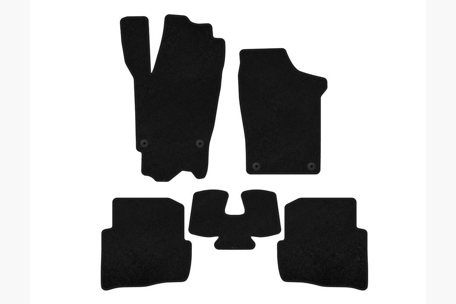 Килимки текстильні Classic (HB, 3-х дверний, Чорний) Image