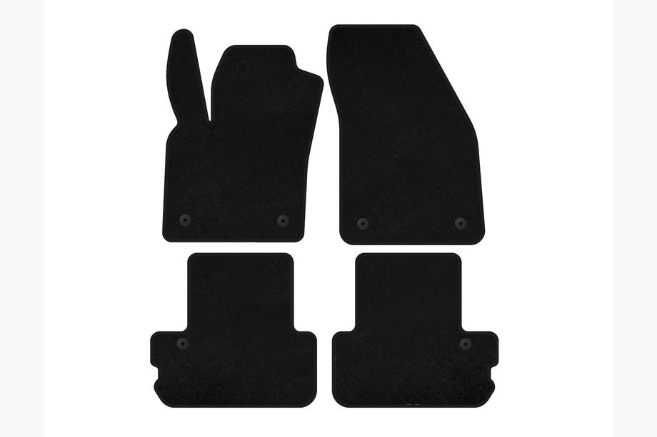 Volvo C70 2006-2010 рр. Килимки текстильні Classic (Кабріолет, Чорний) Image