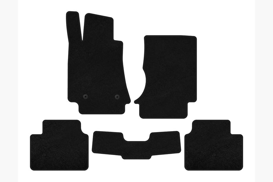 Alfa Romeo Giulia 2016-2022 рр. Килимки текстильні Classic (Чорний) Image