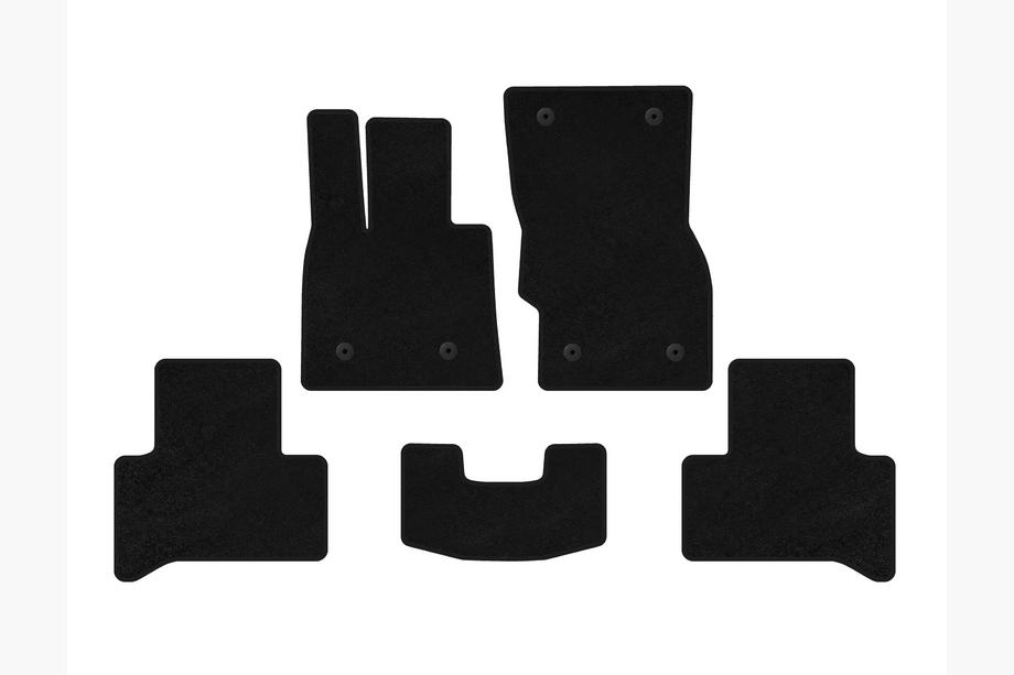 Alfa Romeo Stelvio 2016- рр. Килимки текстильні Classic (Чорний) Image