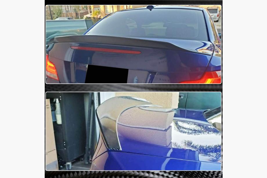 BMW 1 серія E81/E82/E87/E88 2004-2011 рр. Спойлер (для E82, Карбон) Фото 4